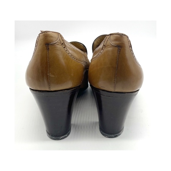 Roger’s Women Handmade Shoes Made In Italy Brogue Leather Craftsmanship SZ 36.5. - Picture 3 of 6